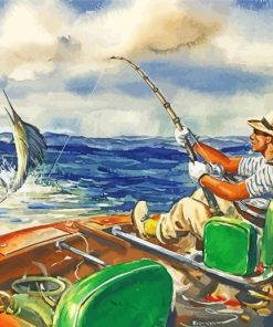 Deep Sea Fishing Day Diamond Paintings