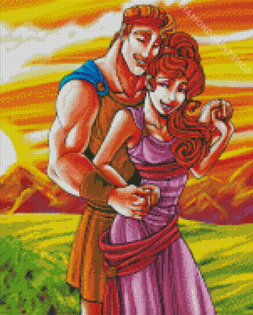 Hercules And Megara Diamond Paintings