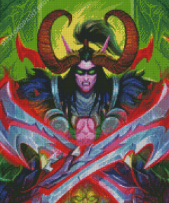 Illidan Stormrage Fantasy Diamond Paintings