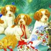 Kittens And Puppies In Christmas Diamond Paintings