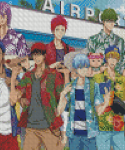 Kurokos Basketball Characters Diamond Paintings