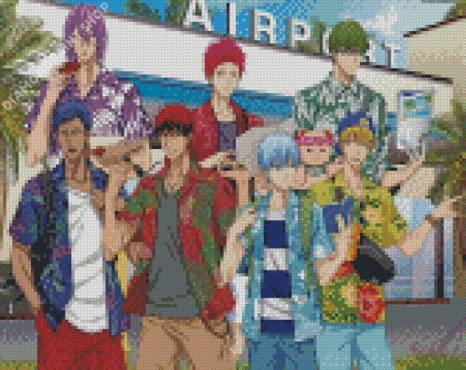 Kurokos Basketball Characters Diamond Paintings