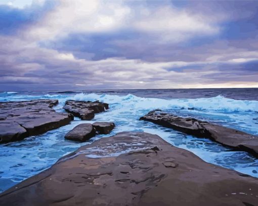 La Jolla Tide Pools Diamond Paintings