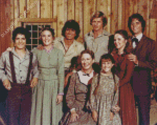 Little House On The Prairie Cast Diamond Paintings