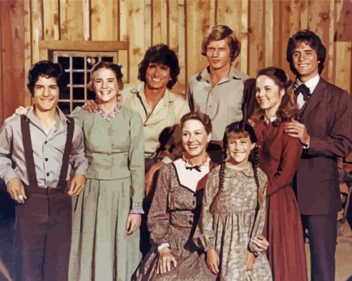 Little House On The Prairie Cast Diamond Paintings