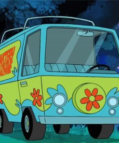 Mystery Machine Van Diamond Paintings