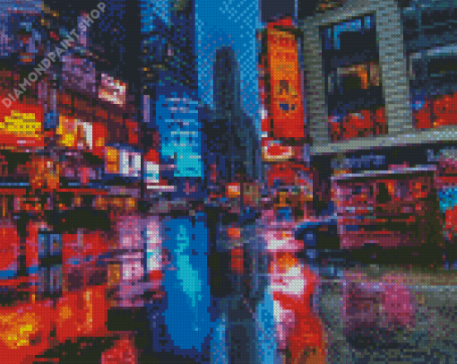 New York At Night Diamond Paintings