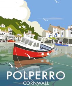 Polperro Poster Diamond Paintings