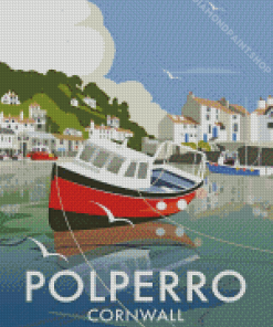 Polperro Poster Diamond Paintings