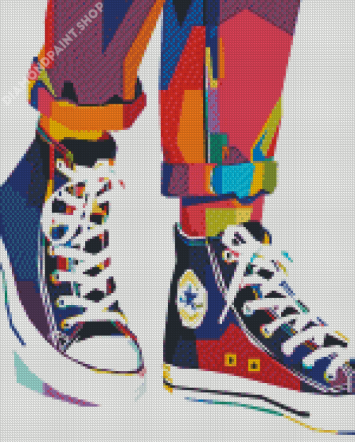 Pop Art Converse Diamond Paintings