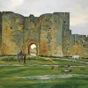 Porte De La Reine At Aigues Mortes By Frederic Bazille Diamond Paintings