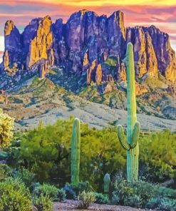 Superstition Mountains Diamond Paintings