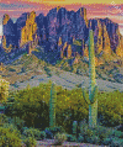 Superstition Mountains Diamond Paintings