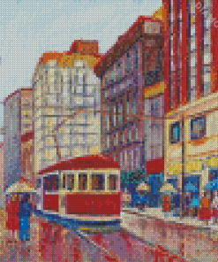 Vintage City Art Diamond Paintings