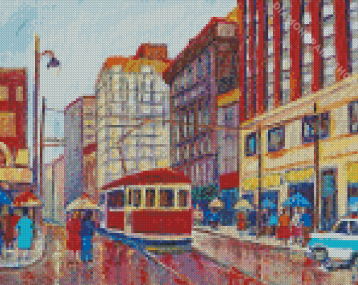 Vintage City Art Diamond Paintings