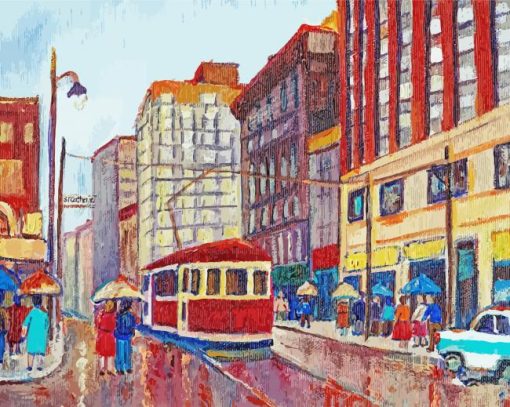 Vintage City Art Diamond Paintings