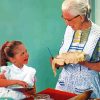 Vintage Grandma Baking Diamond Paintings