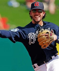 Baseball Player Dansby Swanson Diamond Paintings