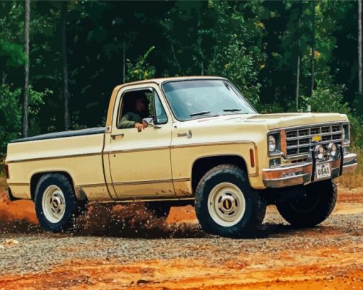 Chevy C10 Truck Diamond Paintings