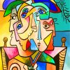 Cubism Faces Art Diamond Paintings