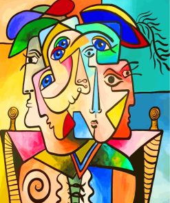 Cubism Faces Art Diamond Paintings