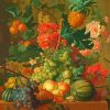 Fruit And Flowers By Paulus Theodorus Diamond Paintings