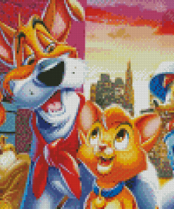 Oliver And Company Animation Diamond Paintings