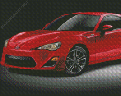 Red Scion FR S Diamond Paintings