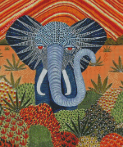 Tropical Elephant Diamond Paintings