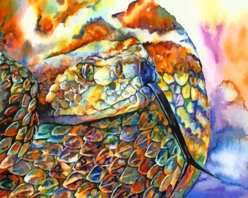 Abstract Rattlesnake Diamond Painting