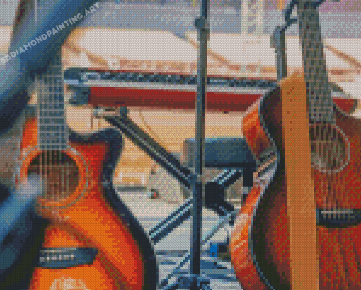 Acoustic Guitars Diamond Painting