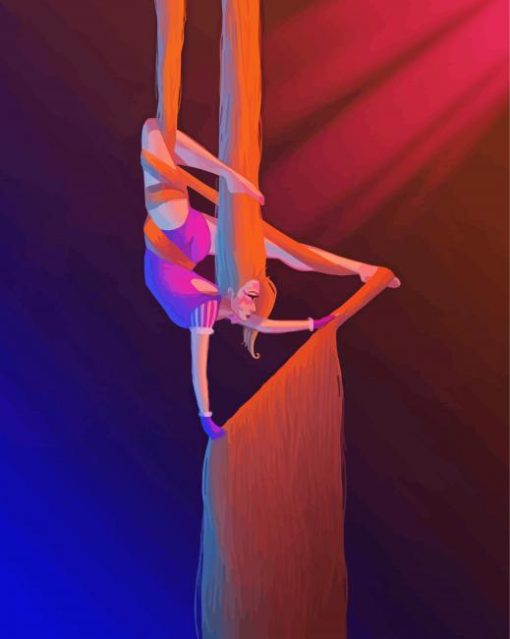 Aerial Silks Rapunzel Diamond Paintings