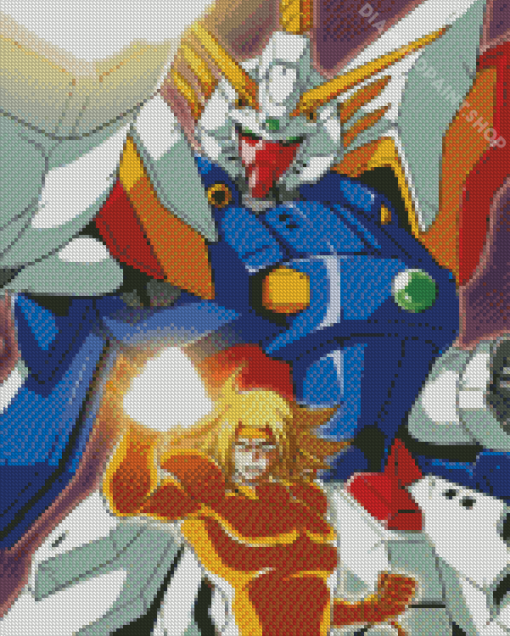 Aesthetic G Gundam Diamond Paintings