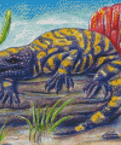 Aesthetic Gila Monster Diamond Paintings