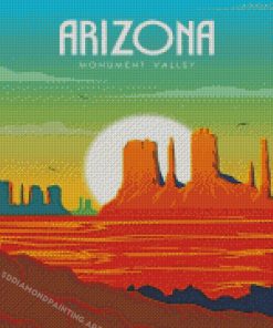 Arizona Poster Art Diamond Paintings