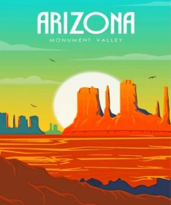 Arizona Poster Art Diamond Paintings