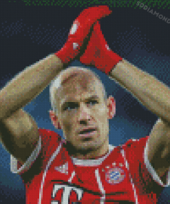Arjen Robben Dutch Footballer Diamond Paintings