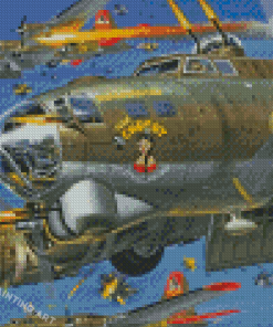 Boeing B17 Flying Fortress Diamond Paintings