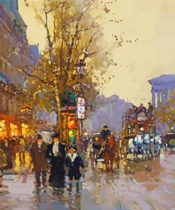 Boulevard Des Capucines By Edouard Cortes Diamond Paintings