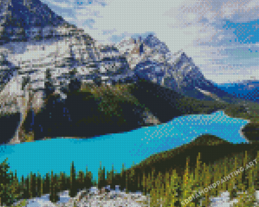 Canada Peyto Lake Diamond Painting