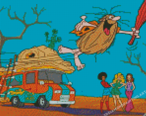 Captain Caveman And The Teen Angels Diamond Painting