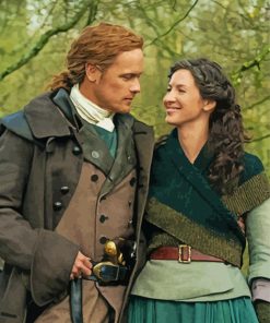 Claire Fraser And Jamie Fraser Outlander Diamond Paintings