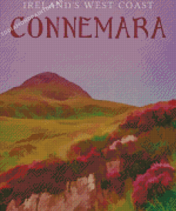 Connemara Illustration Poster Diamond Painting