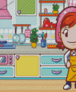 Cooking Mama Video Game Diamond Painting