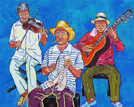 Cuban Musicians Diamond Paintings