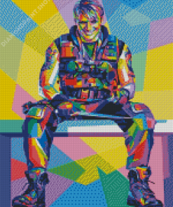 Dolph Lundgren Pop Art Diamond Paintings