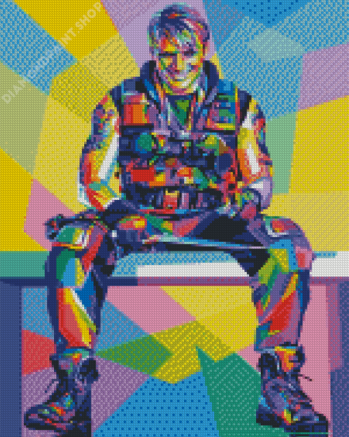 Dolph Lundgren Pop Art Diamond Paintings