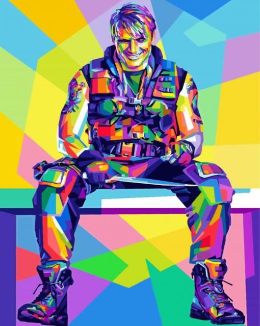 Dolph Lundgren Pop Art Diamond Paintings