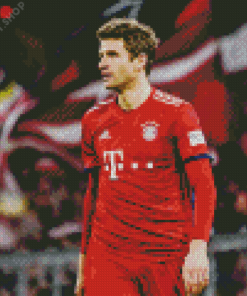 Footballer Thomas Muller Diamond Paintings