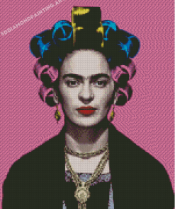 Frida Woman In Curlers Diamond Paintings